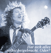 Gitarrist Angus Young Gitarrist Angus Young