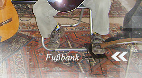 Mit Fußbank spielt es sich leichter... Mit Fußbank spielt es sich leichter...