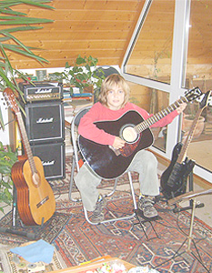 Gitarrenstunde mit Marius am 17.11.2008